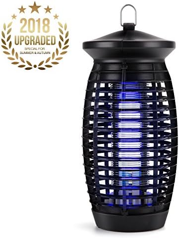 S SAVHOME [2018 UPGRADED] Electric Bug Zapper, Insect Killer, Mosquito Trap, Fly Gnat Trap with 120V UV Bug Light/500 Sq Ft Coverage for Home Office Store
