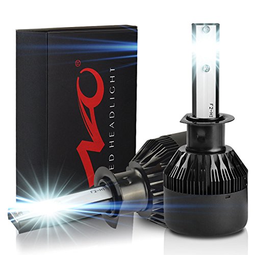 H1 LED Headlight Bulb Conversion Kit 60W 7600LM Car Led Headlamp Fog Lights High/Low Headlight Bulb Replacement 6000K White