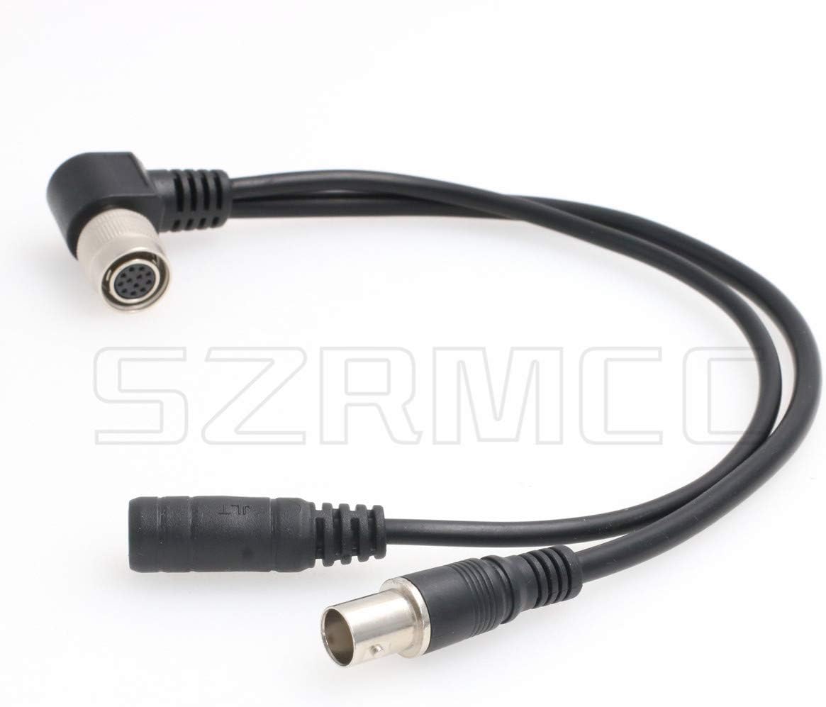 SZRMCC Female BNC and Input DC 5.5mm x 2.1mm to Hirose 12 pin Female Y Split Video Power Cable for Sony Industrial Camera - Image 3