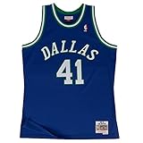 Mitchell & Ness Dirk Nowitzki 1998-99 Dallas Mavericks Blue HWC Swingman Jersey