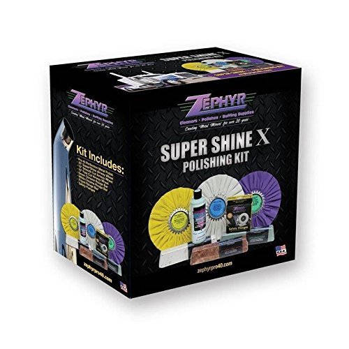 ZEPHYR CUSTOM POLISHING PRODUCTS Super Shine X Aluminum Polishing Kit