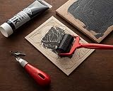 Essdee L2LTK Linocut Taster Kit - Black, Made in UK, Printmaking Supplies view 6