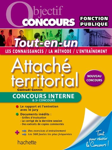 Objectif Concours, AttachÃ© territorial interne by (Paperback)