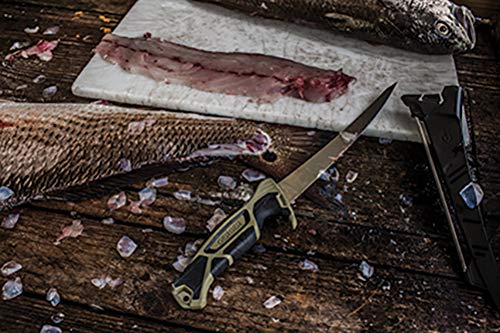 Gerber Anglermesser mit Scheide und Schleifstein, Controller 10ââ, Klingenlänge: 26 cm, 30-001450 – Bild 5