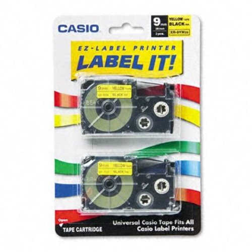 Casio Inc. XR9YW2S Tape Cassette for Label Printer