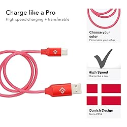 FLOATING GRIP LED USB C Charging Cable, 0.5M/1.5FT