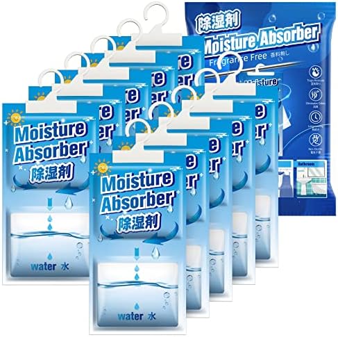 10 Packs x 248g (2.5KG) Hänge Luftentfeuchter, 500ml Kapazität