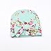 Ever Fairy 3pcs Infant Baby Girls floral print Nursery Newborn Hat Cap with Big Bow