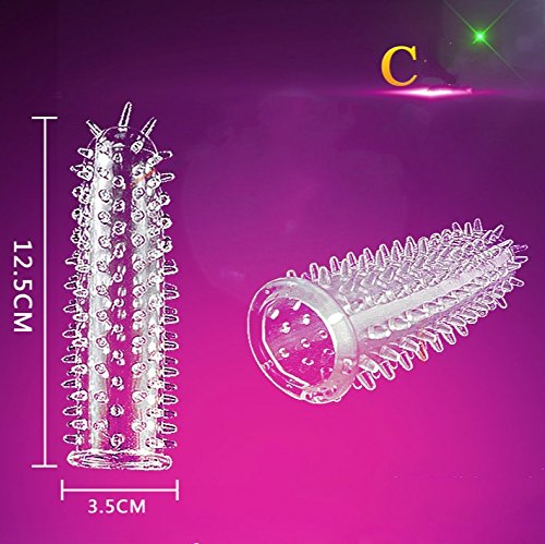 sandywident 5pcs Adult Sex Fun Elastic Rubber Reusable Condoms Adult Couples Toy Sex Extender Products Condom Sex Massager