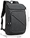 Laptop Backpack, Tocode Water Resistant College School Computer Bag for Men and Women with USB Charging Port, Anti Theft Travel Business Backpack Fits 17.3 Inch Laptop & Notebook, Black