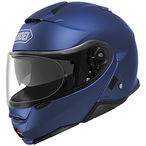 Shoei Neotec II Flip-Up Motorcycle Helmet Matte Blue Metallic Medium (Additional Size and Colors)