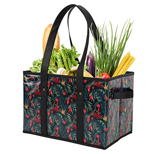 Foraineam Pack Reusable Grocery Bags Heavy Duty Grocery Totes