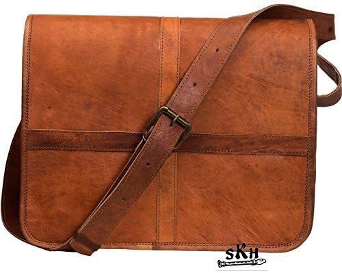 Leather Full Flap Messenger Handmade Bag Laptop Bag Satchel