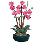 Toyvian Miniature Dollhouse Furniture Simulation Pot Plant Decoration 2.75 Inch Tiny Potted Plant for Dollhouse Accessories and Mini Scene Layout