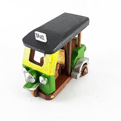 Tuk Tuk Tricycle WoodenTeak Vintage Thai Handmade Carved model for home decoration Home Decor and Collectible Gift Souvenir