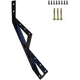 1 Pack Steel Stair Step Riser - 2 Step for Deck Height 20 Inches Stair Stringer for Outdoor Wooden Tread