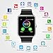 HATCHERHGGD MSRM Water Resistant Smart Watch Anti Lost and Handfree for Android 4.2 or above and Iphone 5s/6/6s/7/7s (Silver)