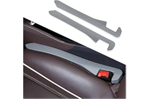 IHOTDER Super Flexible Car Seat Gap Filler,Durable Car Organizer Between Seats for Tightly Filling Seat Gaps,Universal CCar Side Seat Gap Filler CCar Accessories for Women & Men (Gray/2PCS)…