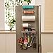 MyLifeUNIT Refrigerator Side Storage Rack for Kitchen Storage Wrap Rack Organizer