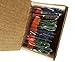 MinifigFans 48 Fire Truck Crayons - Birthday Party Favors - 12 Sets of 4 Crayons - Made in The USA