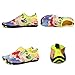 CIOR Men Women Kid's Barefoot Quick-Dry Water Sports Aqua Shoes with 14 Drainage Holes for Swim, Walking, Yoga, Lake, Beach, Garden, Park, Driving,SYY04,yellow,38