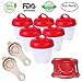 The ULTIMATE Egg Cookers and Egg Boiler - 6 Pack Hard Boiled Egg Cooker | Includes FREE Complimentary Items - 1 Egg Slicer and 2 Egg Separators for the Perfect Boiled Egg Maker Kit !