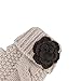 Tou Baby Girls Winter Hat Glove and Scarf Kid Suits Crochet Caps White 2-6t