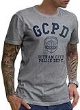 GCPD Gotham City Police Department Athletic Grey Mens T-Shirt | LeRage