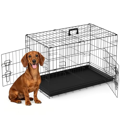 FDW Foldable Metal Dog Crate