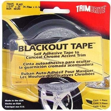 Trimbrite T9005 Black-Out Tape (10)