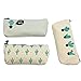 Set of 3 Cute Cactus Canvas Pen Case Pencil Bag Holder Makeup Cosmetic Pouch Bag