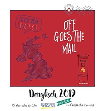 Denglisch Kalender 2019 Monatskalender Postkartenkalender