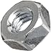 Steel Hex Nut, Right Hand Threads, M4-0.7 Threads (Pack of 100)
