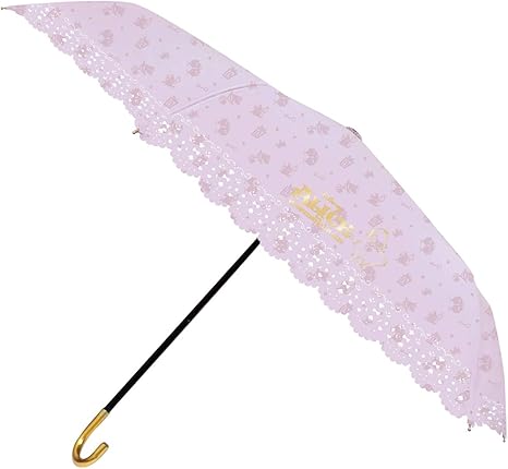 Amazon ディズニー プリンセス 折りたたみ傘 子供用 手開き 晴雨兼用 エンボス アリス ピンク 54cm ディズニー Disney 傘 レインウェア 通販