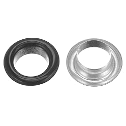HARFINGTON 200 Set Color Round Grommets 10mm