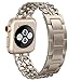AOKAY Replacement Bands Compatible for Apple Watch 38mm 42mm Stainless Steel Metal Cowboy Chain Strap Wrist Band for Apple Watch 40mm 44mm Series 4 3 2 1 Sport and Edition