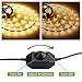 NOVOSTELLA 20ft/6m Dimmable LED Light Strip Kit, 360 Units SMD 2835 LEDs, 12V LED Ribbon, Flexible Under Cabinet Lighting Strips, Non-Waterproof LED Tape, UL Listed Power Supply, 3000K Warm White
