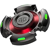 Fidget Spinners, Fidget Spinner for Adults, Stress Anxiety ADHD Relief Figets Toy, Metal Finger Hand Spinner Toys with Luminous Light, Fidget Spinner Need Absorb Light Then Release in Dark