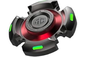 INNÔPLUS Fidget Spinners for Adults and Kids, Stress Anxiety ADHD Relief Figets Toy, Metal Finger Hand Spinner Toys with Luminous Light, Fidget Spinner Need Absorb Light Then Release in Dark