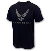 Armed Forces Gear Men's US Air Force Reflective PT Tee Short-Sleeve T-Shirt - Licensed United States Air Force Shirts for Men