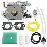 Mckin 588171156 C1Q-EL24 Carburetor fits Husqvarna 123L 223L 322C 322L 322R 323C 323L 323LD 325L 326L 326LX 326LS Trimmer Weed Eater Parts 503283401 with Air Filter Tune Up Kit