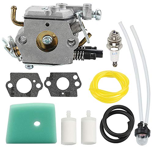 Mckin 588171156 C1Q-EL24 Carburetor fits Husqvarna 123L 223L 322C 322L 322R 323C 323L 323LD 325L 326L 326LX 326LS Trimmer Weed Eater Parts 503283401 with Air Filter Tune Up Kit