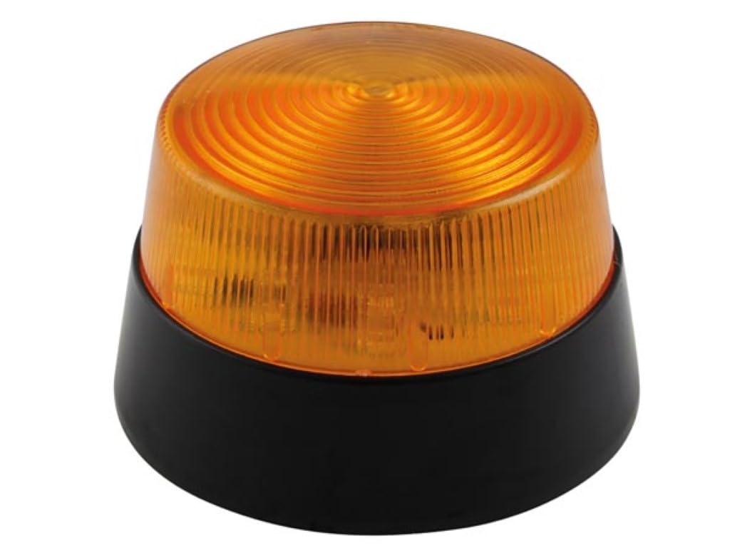 Velleman HAA40AN LED Flashing Security Light, 12 V, Amber, 77 mm