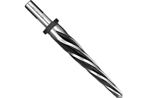 TOPFURN 3/4" Bridge Reamer with 1/2" Shank - M2 HSS Reamer Drill bit for Metal Steel, Iron, Alloy - 5 Spiral Flutes for Precision Hole Alignment