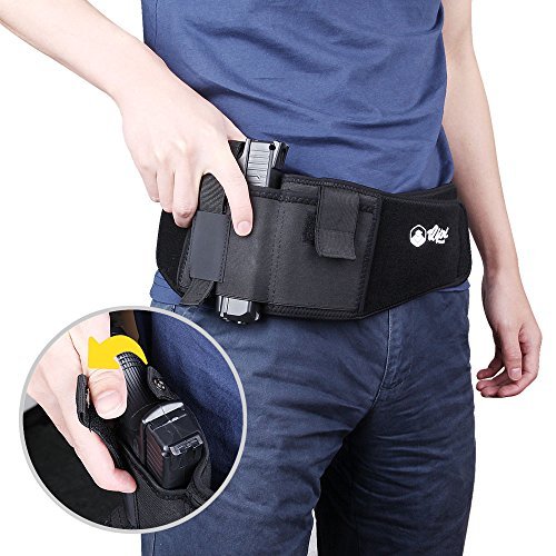 Qipi Concealed Carry Belly Band Holster with QuickDraw Thumb Break Right Hand Normal Pricepulse