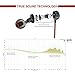 Cloudio Earphones J1 Noise Cancelling Earbuds in Ear Headphones with Microphone Noise Isolating Earbuds Sports Headphones Super Bass Earbuds for iPhone Android Phone iPad Tablet Laptop(Black)