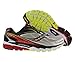 Saucony Men's Ride 8 Running Shoe, Silver/Red/Citron,11 M US