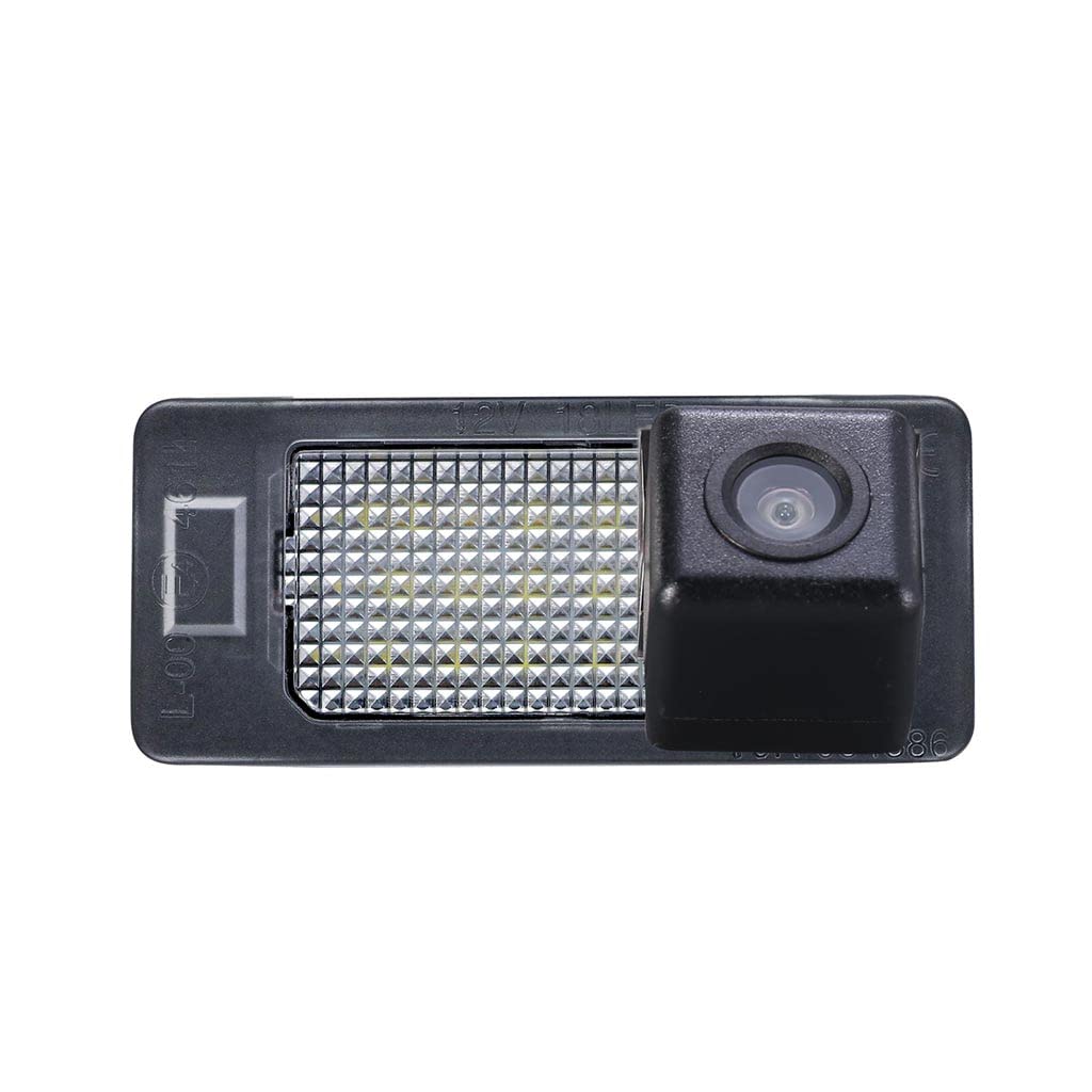 HD 170 Wide Angle Rear View Reverse License Plate Light Backup Camera Compatible with Fiat 500X 2014-2019