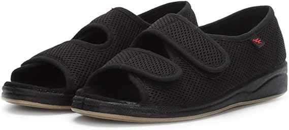 Amazon.com: Kapmore Diabetic Slippers Adjustable Light Sandals Open Toe Arthritis Edema Swollen 