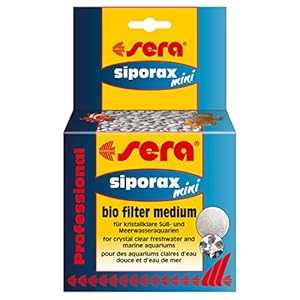 Sera Filtros de Alto Rendimiento 0685 Siporax para Usar en acuarios pequeños